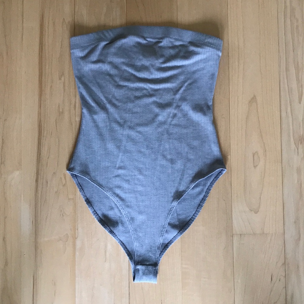 forever21 strapless bodysuit